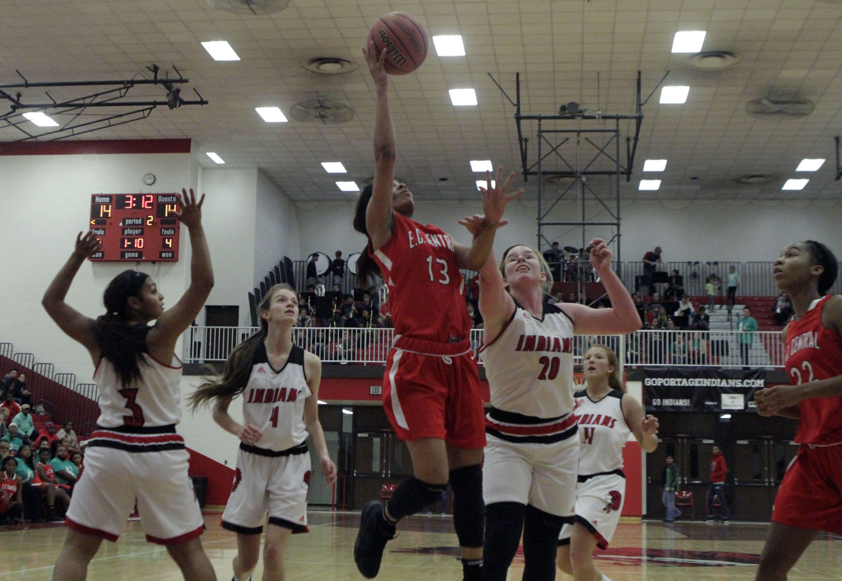 Gallery: E.C. Central at Portage girls basketball